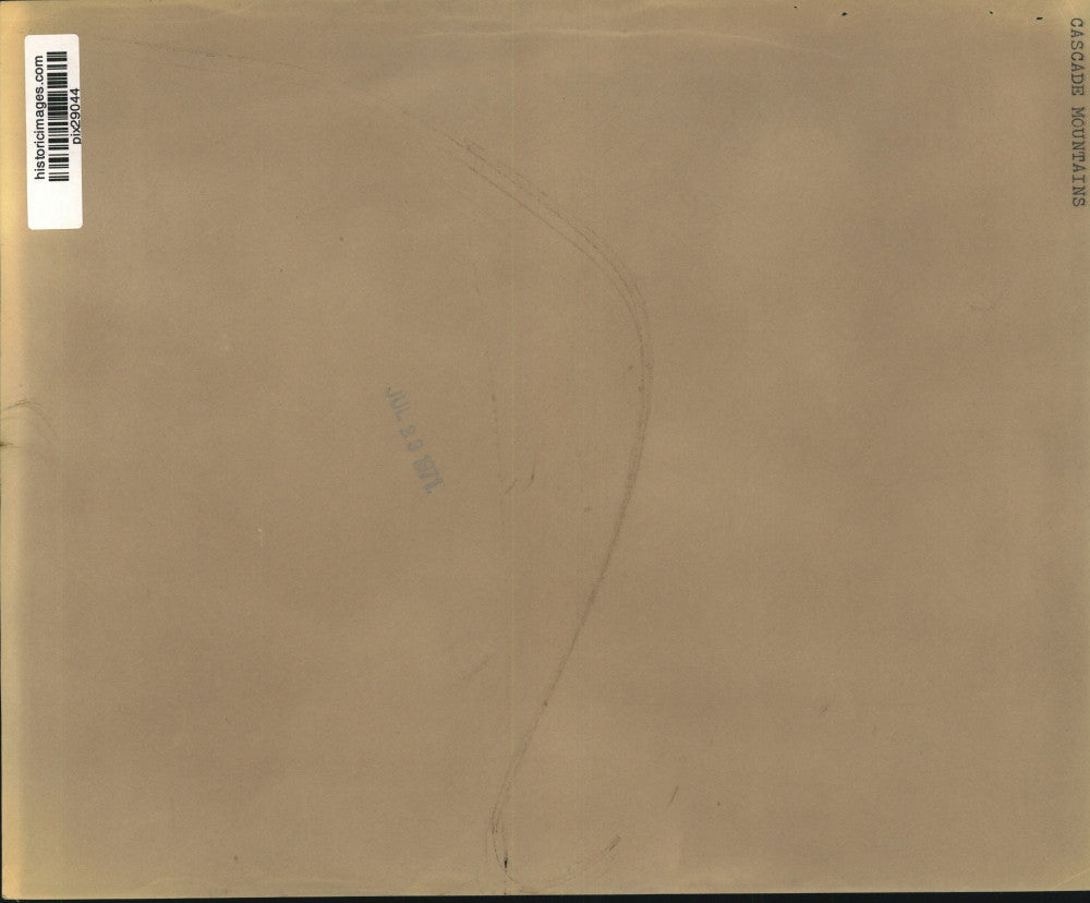 1971 Press Photo Cascade Mountains in Northern Washington - pix29044