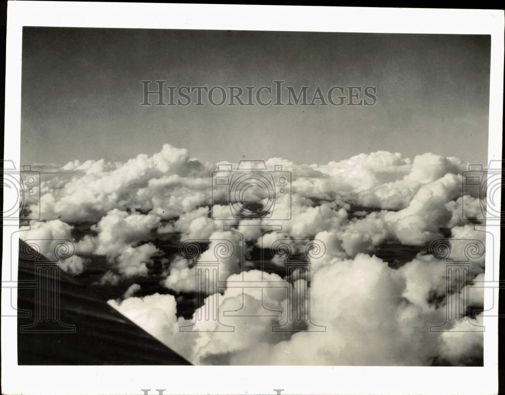 1941 Press Photo Aerial view of clouds taken from airplane - pix36085- Historic Images