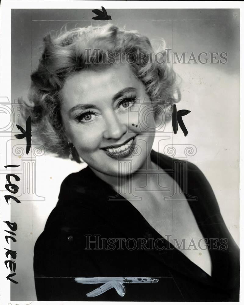 1959 Press Photo &quot;The Dark at the Top of the Stairs&quot; actress Joan Blondell- Historic Images