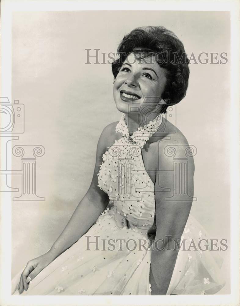 1959 Press Photo &quot;Pepper-Upper Time Starring Eydie Gorme&quot; star - pix38956- Historic Images