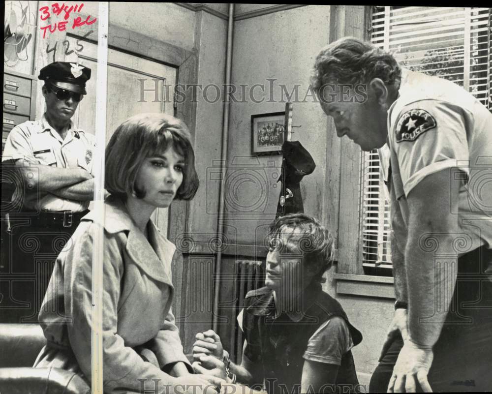 1967 Press Photo Actors starring in "In the Heat of the Night" - pix39340