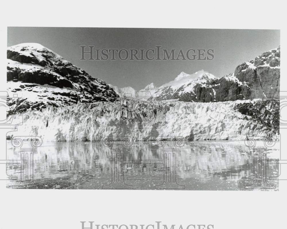 1975 Press Photo Margerie Glacier in Alaska - pix39465- Historic Images