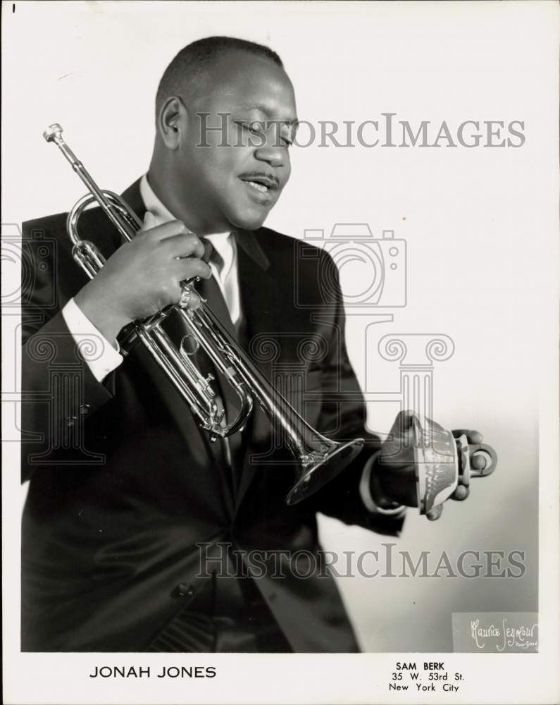 Press Photo Trumpeter Jonah Jones - pix42310- Historic Images