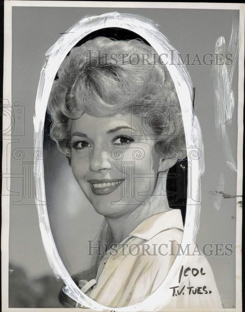 1963 Press Photo Ruta Lee plays the young rancher&#39;s bride in &quot;Rawhide&quot; on CBS-TV- Historic Images