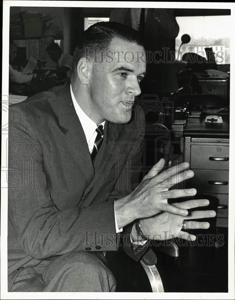 1963 Press Photo Robert G. Bartlett, Republican Candidate for Congress