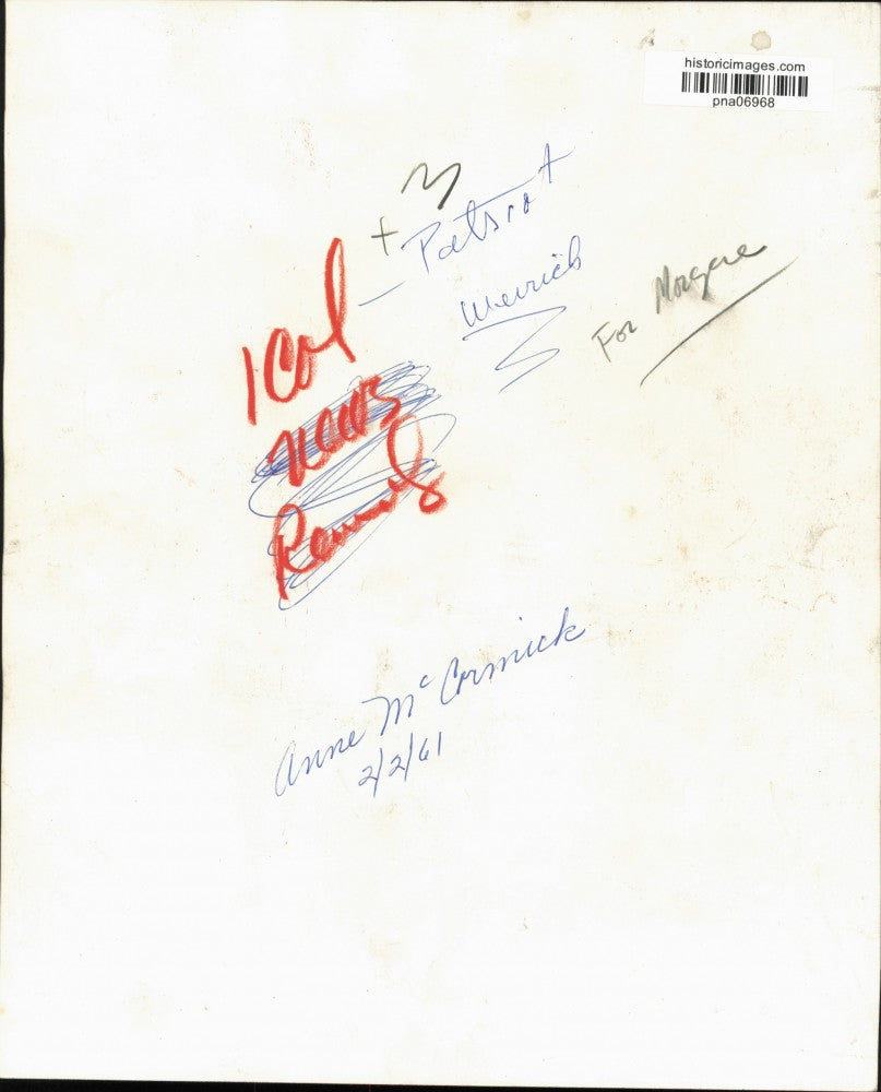 1961 Press Photo Anne McCormick - pna06968