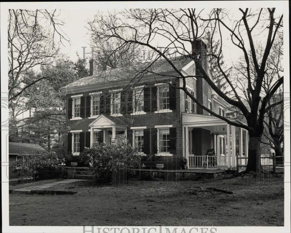 1985 Press Photo Home of Dwight D. Eisenhower&#39;s Grandfather in Elizabethville- Historic Images