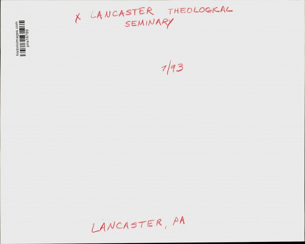 1993 Press Photo Lancaster Theological Seminary Library in Pennsylvania