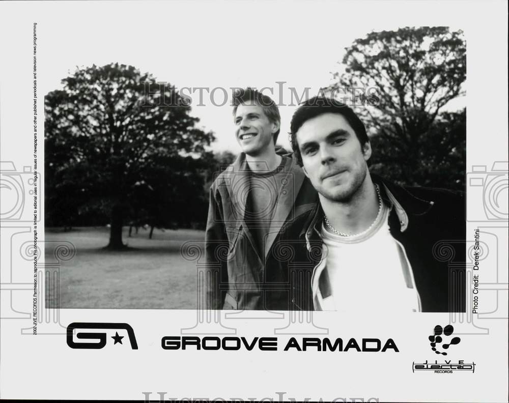 2002 Press Photo Musical Group, Groove Armada - pna17453- Historic Images