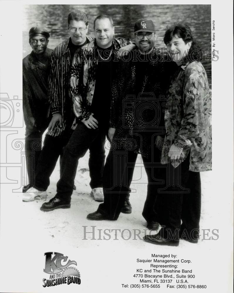 1995 Press Photo Musical Group, KC and The Sunshine Band - pna18996- Historic Images