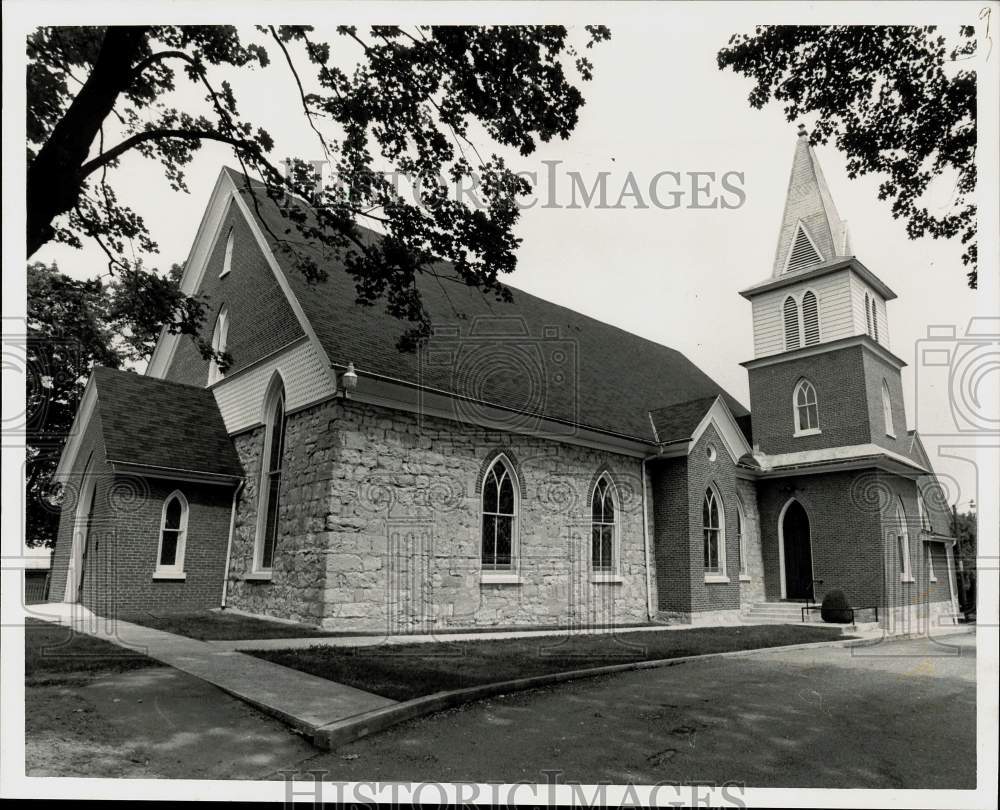 1985 Press Photo Exterior of Big Spring Presbyterian Church Building - pna21068- Historic Images