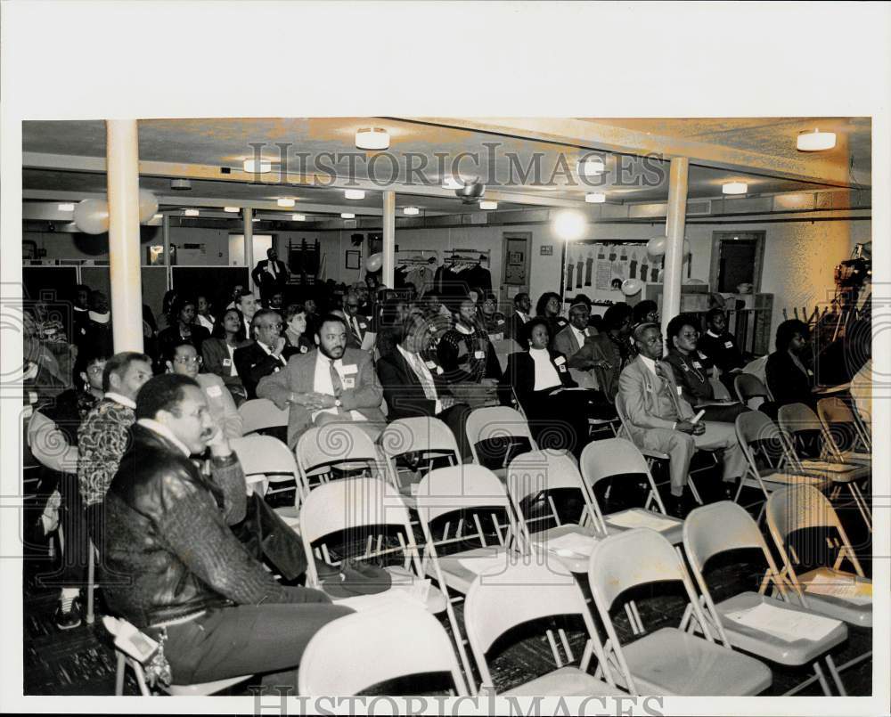 1992 Press Photo Attendees at Project Vote Rally - pna22162- Historic Images