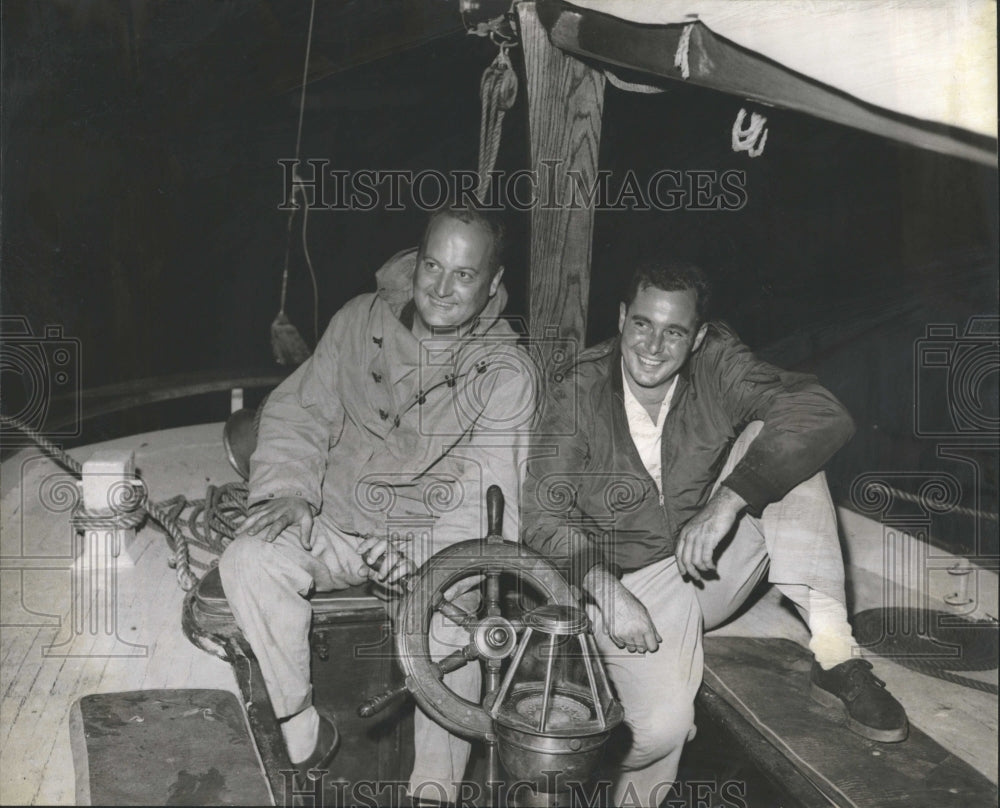 1954 Press Photo Sailing Boating Recreation - rrr10239- Historic Images