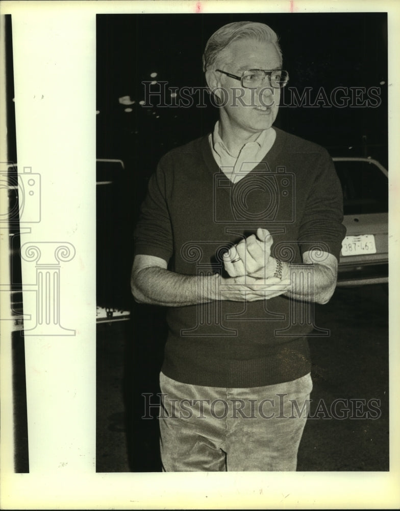 1983 Press Photo Van Archer at a Rush concert - saa01122- Historic Images