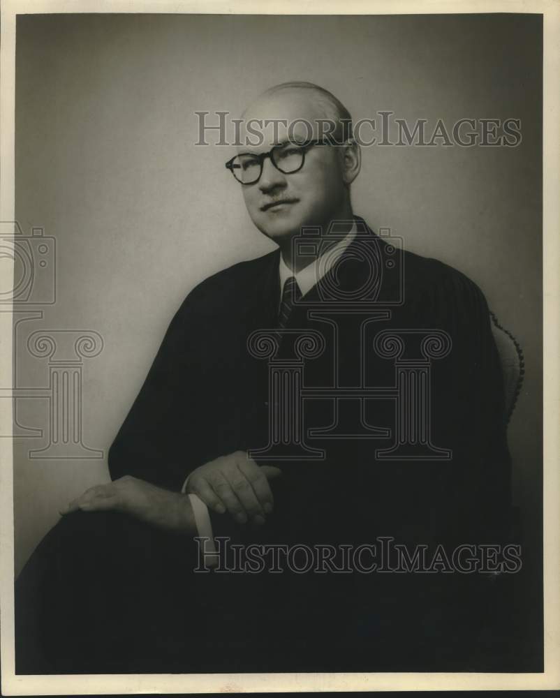 1962 Press Photo Judge John R. Brown, U.S. Court of Appeals, Fifth District- Historic Images