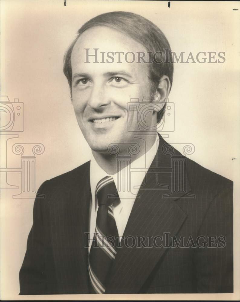 1977 Press Photo Fred Biery, Candidate for Judge of County Court at Law #2