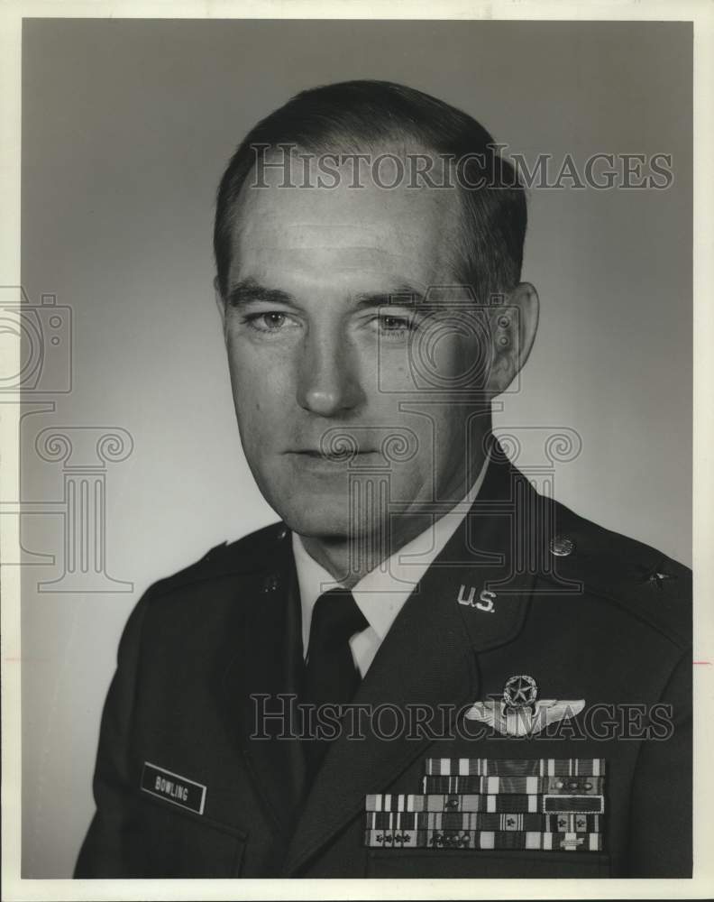 Press Photo Brigadier General Melvin C. Bowling - saa03412