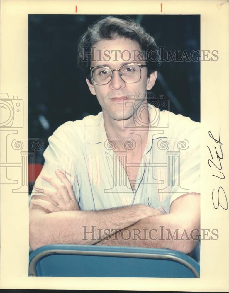 1993 Press Photo John Rando, Director of Twelfth Night at Blue Star Art Space- Historic Images