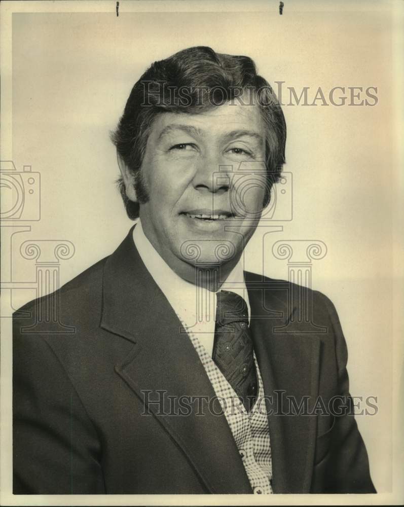 1983 Press Photo Gerald R. Franklin, broadcast personality and newsman, Texas- Historic Images