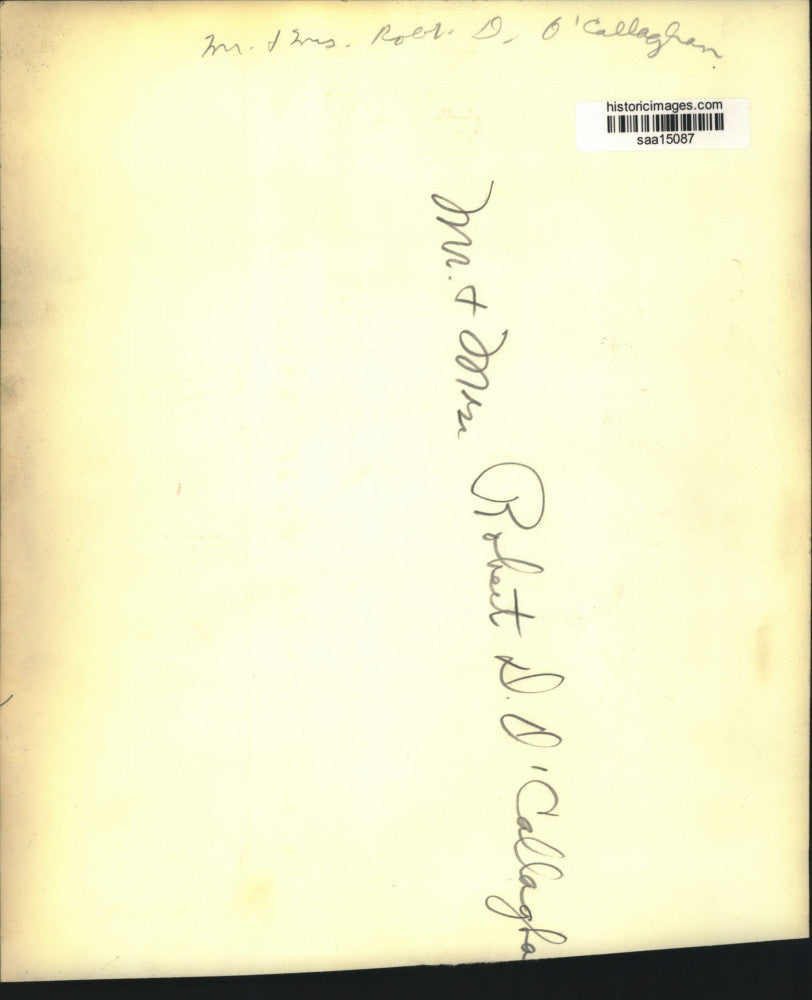 Press Photo Mr. and Mrs. Robert D. O'Callaghan at Event - saa15087