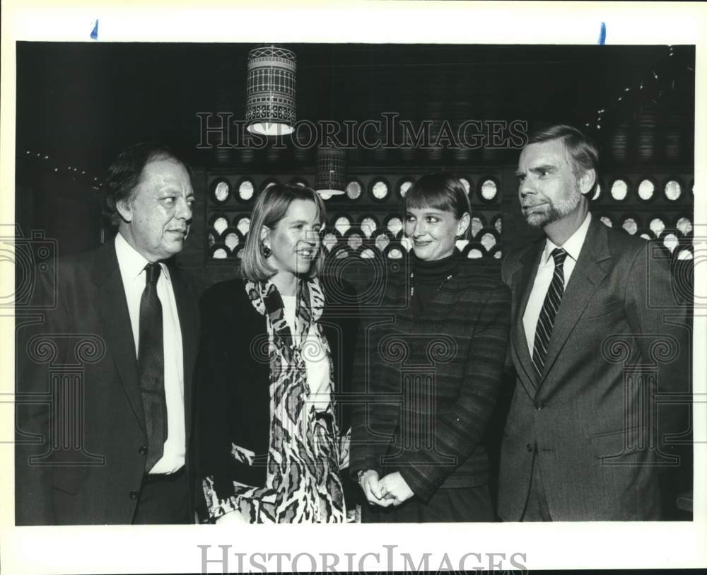 1990 Press Photo Ann Newman at Texas Public Radio Board of Directors Meeting- Historic Images