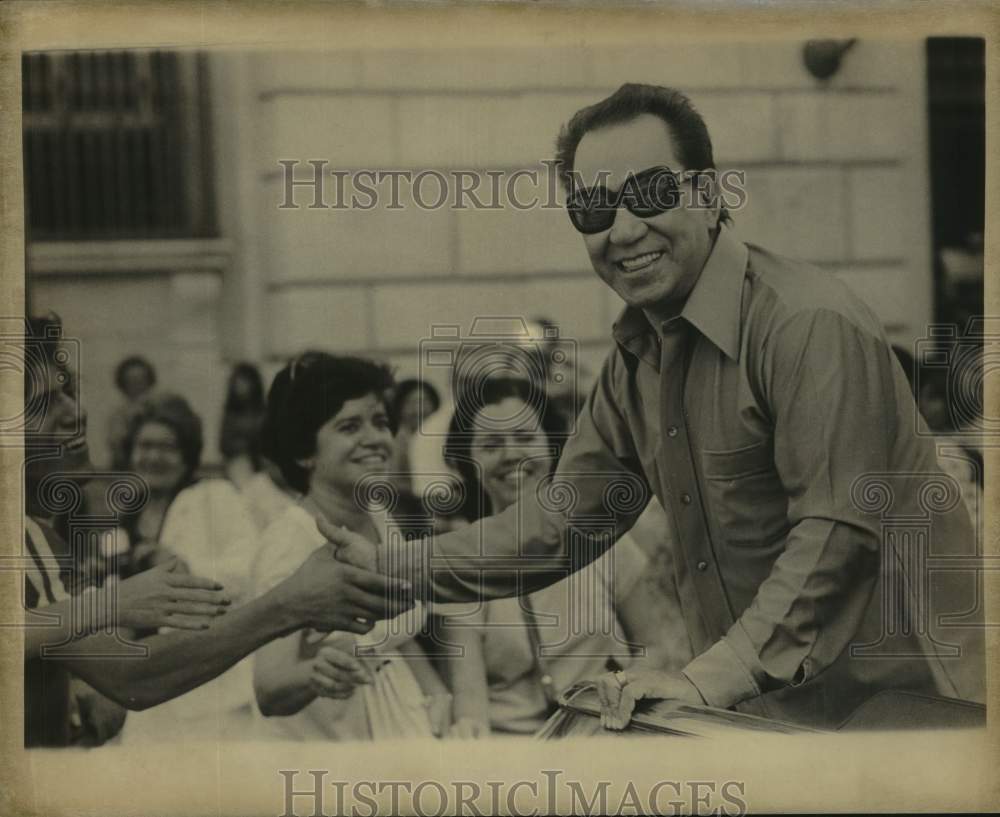 1978 Press Photo Cantinflas, Mexican Movie Star at Parade - saa16804- Historic Images