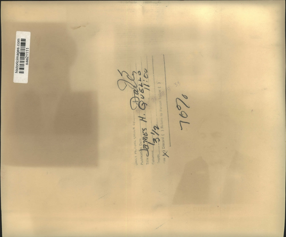 1974 Press Photo James H. Quello, Senate Communications Commission, Washington