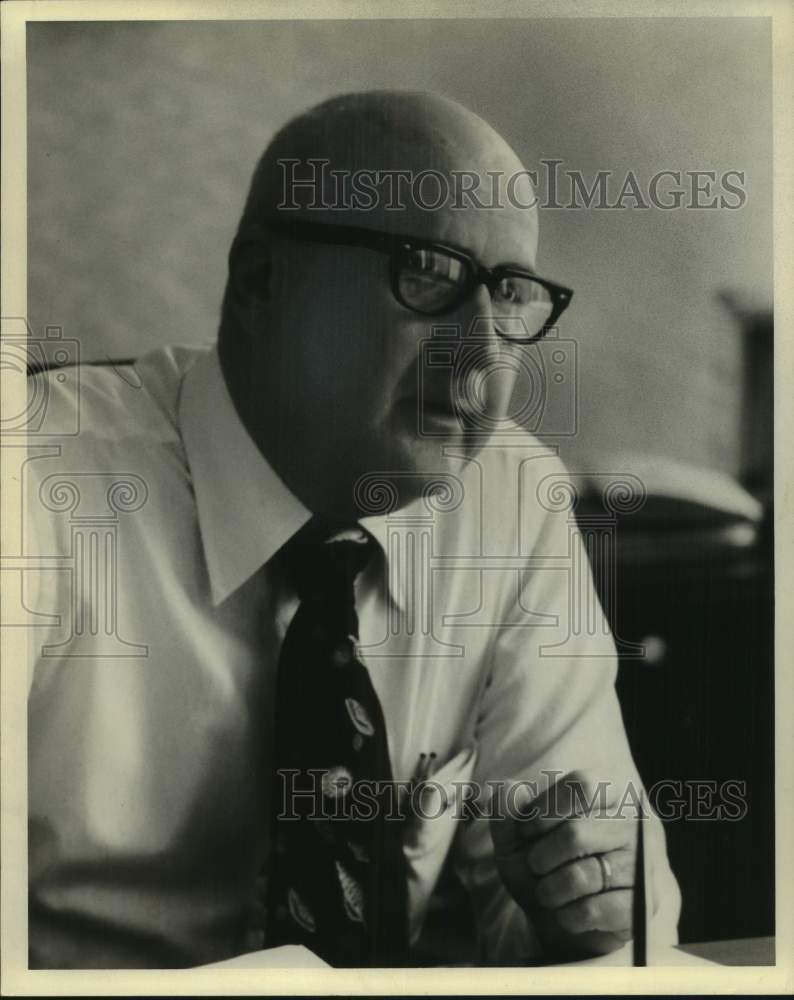 1976 Press Photo Harry Blomquist, Jr., Coastal States Gas Corporation President