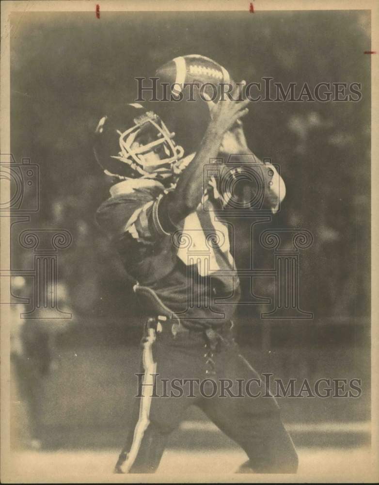 1980 Press Photo Sergio Alaniz, Wheatley High School football player, Texas- Historic Images
