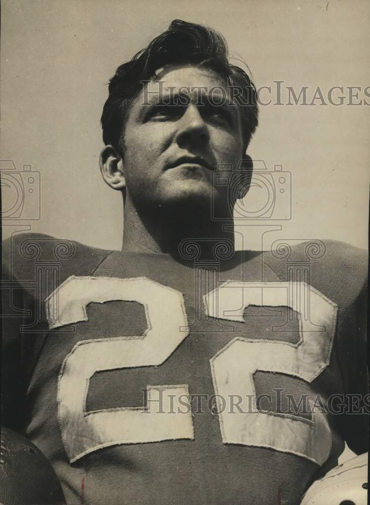 1950 Press Photo Football player Fred "Big Fred" Naumetz - saa27385- Historic Images