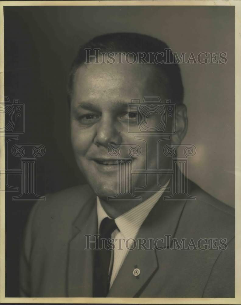 1965 Press Photo Colonel H. J. Rockstroh, Grace Lutheran Hospital, San Antonio