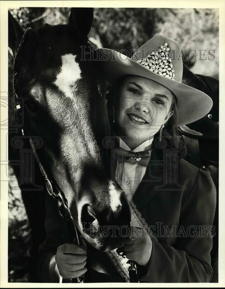 1985 Press Photo Bobbie Kay Tate, San Antonio Rodeo Queen, Texas - saa27533- Historic Images