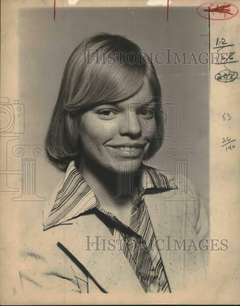 1977 Press Photo Elaine Noll, Sportswriter - saa27798- Historic Images