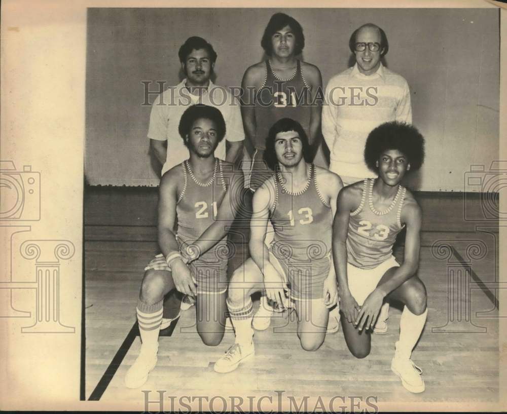 1978 Press Photo Memorial High School Basketball Team, 1977-1978, Texas- Historic Images