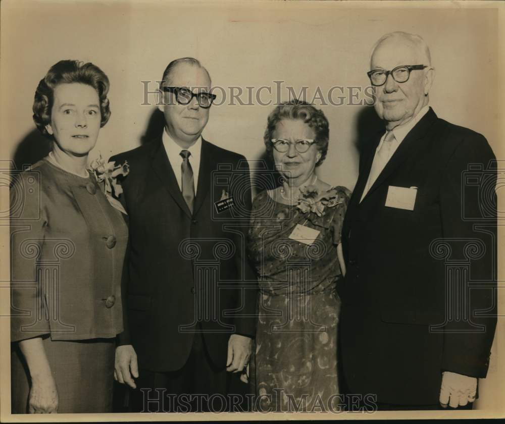 1965 Press Photo Judges Spears and Thomason with their wives at reception, Texas