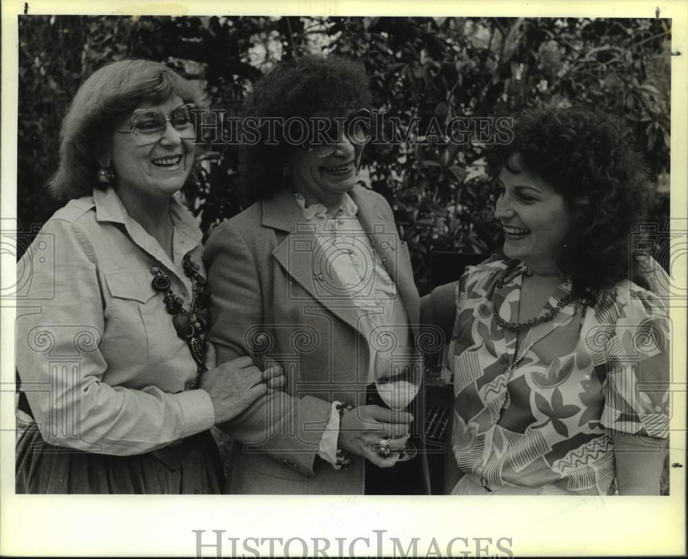1985 Press Photo Reception for World Champion Pentathlete Janusz Peciak, Texas- Historic Images