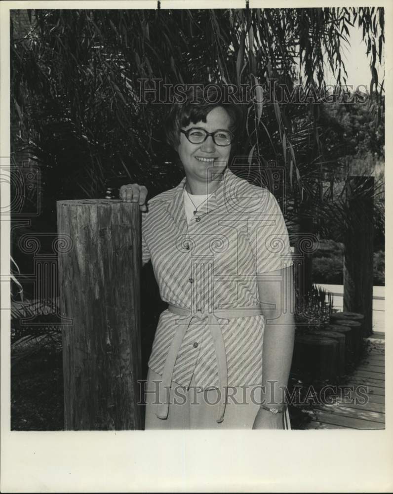 Press Photo Claudette Williams, assistant cashier of San Pedro Bank, Texas