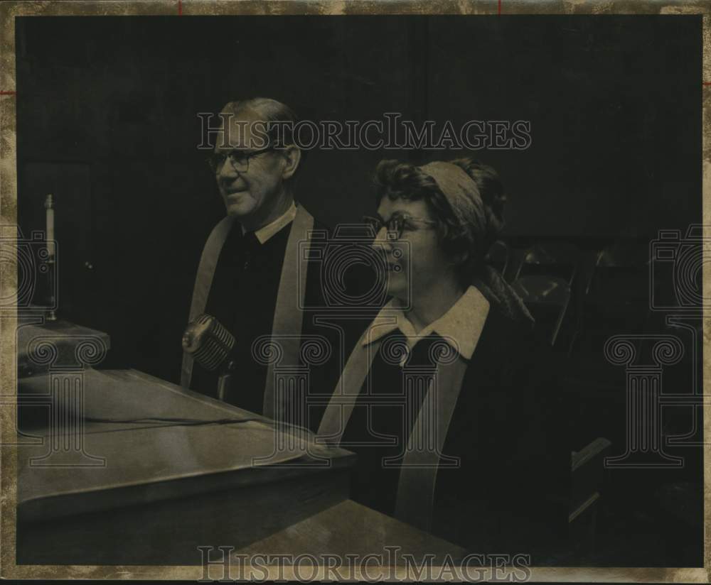 1973 Press Photo Reverend & Mrs Roy Wold, Bethany United Methodist Church, Texas