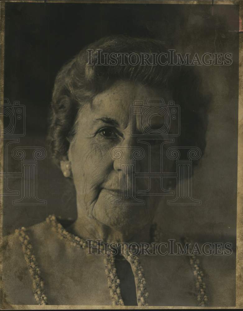 1974 Press Photo Mrs. Harold Greenlee, Woman of Year in the Arts, Texas- Historic Images