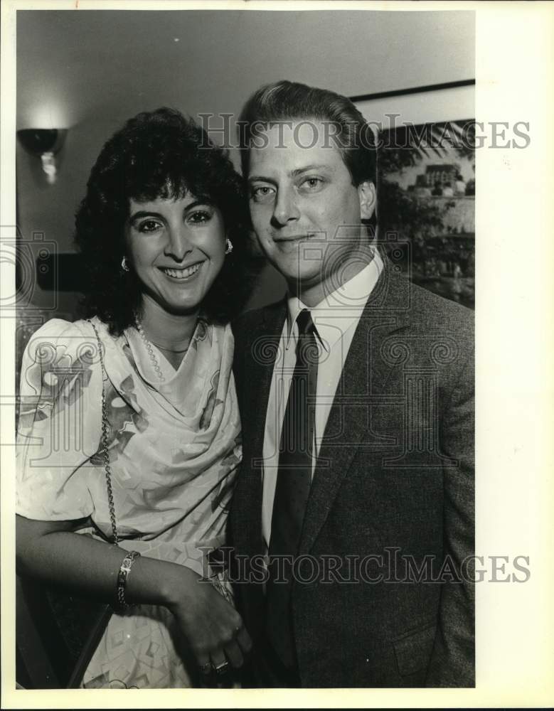 1986 Press Photo Teri and Albert Jacob, attending El Grito de Yara, Texas