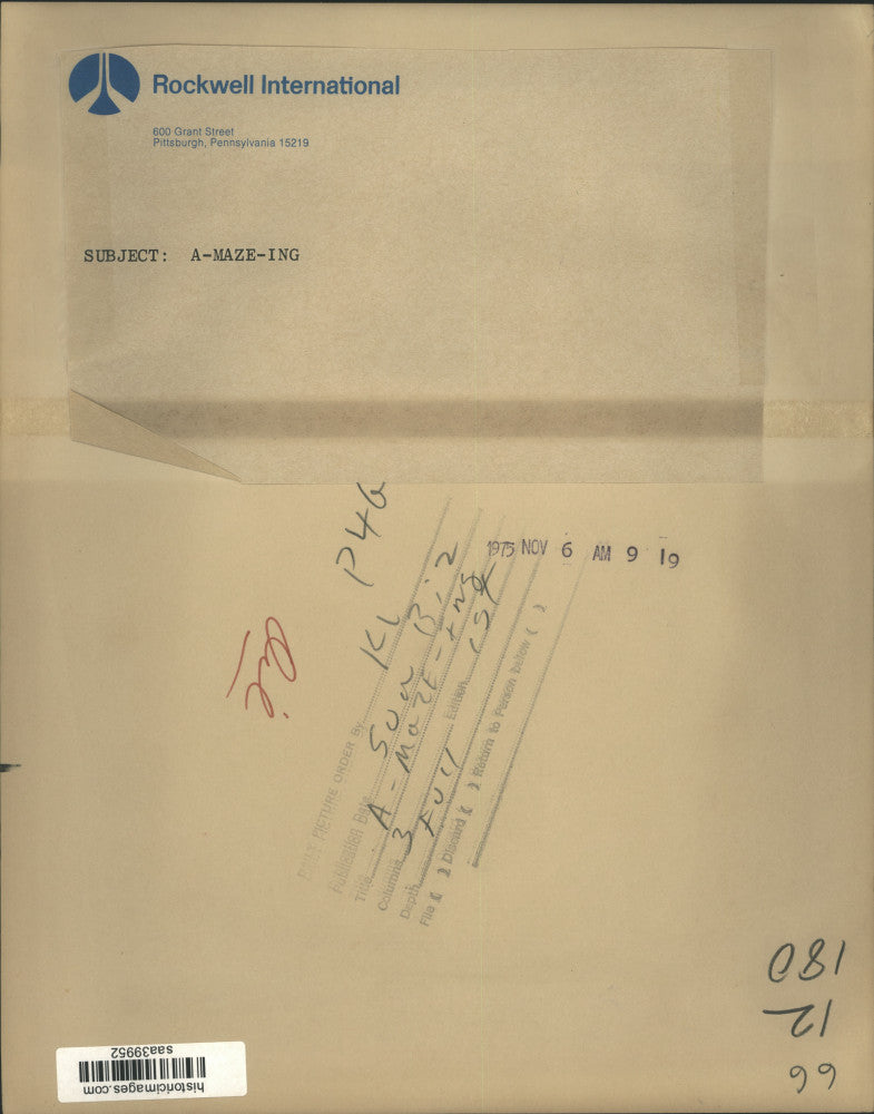 1975 Press Photo A-Maze-Ing oil drilling machine. - saa39952