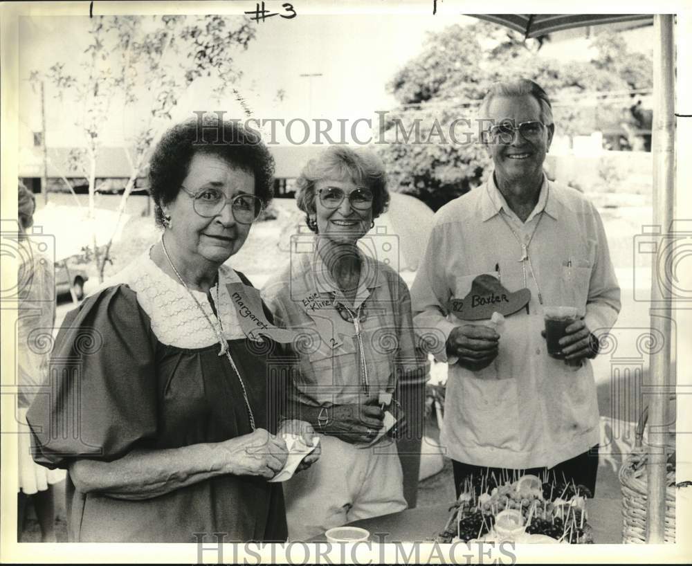 1989 Press Photo American Cancer Society volunteers appreciation party, Texas- Historic Images