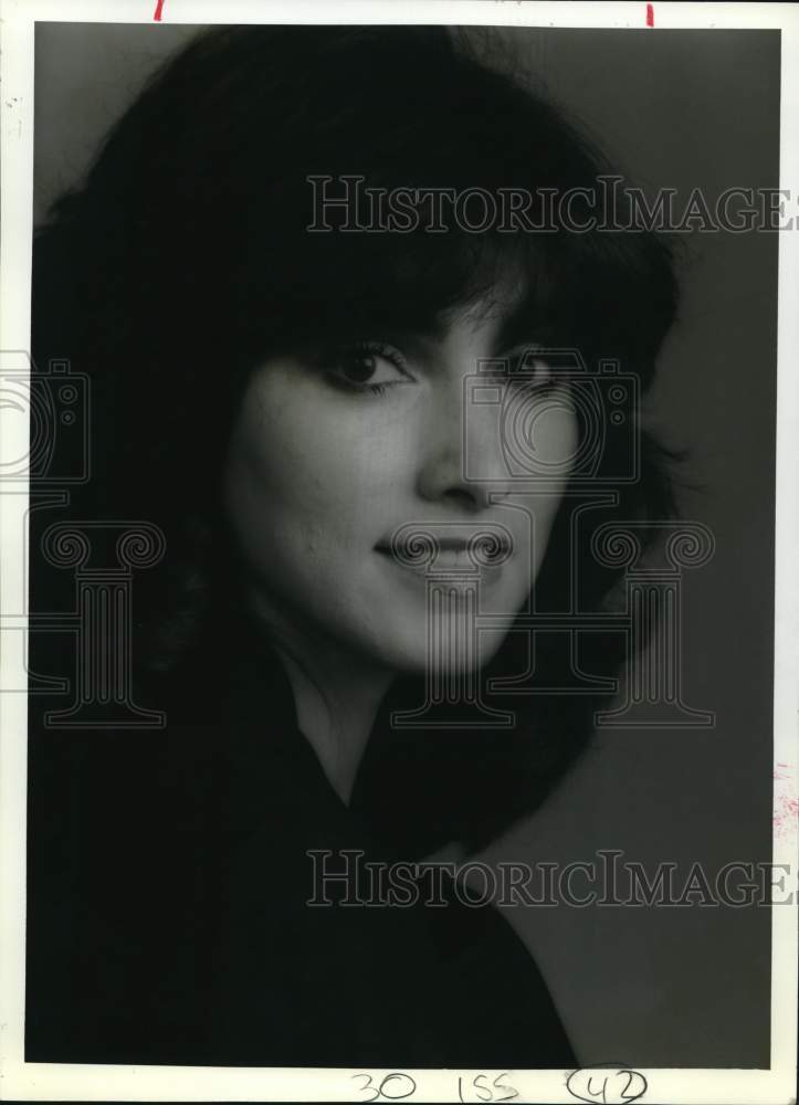 1984 Press Photo Letty Mireles, San Antonio Model, Inc., San Antonio - saa49990- Historic Images