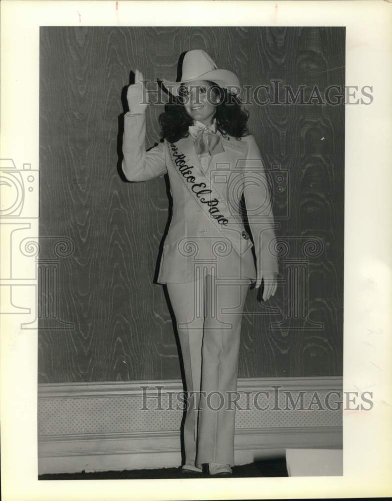 1983 Press Photo Kristen Rebecca Terk, Miss Rodeo El Paso, Texas - saa50522- Historic Images