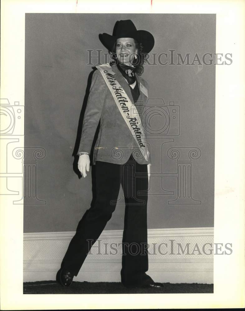 1983 Press Photo Lori Wilkinson, Miss Halton-Richland, Texas - saa50523- Historic Images