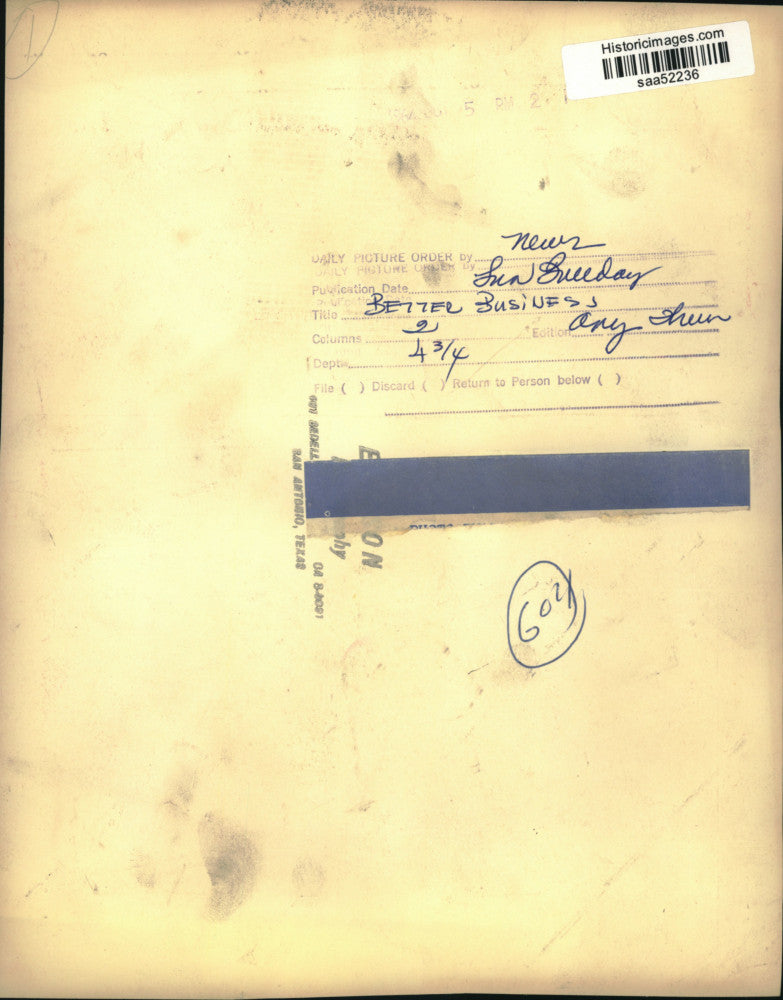 1964 Press Photo Three Businessmen In Office - saa52236