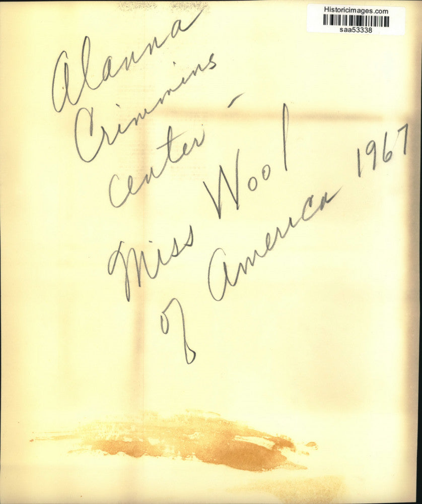 1967 Press Photo Alanna Crimmins Miss Wool of America, and her court - saa53338