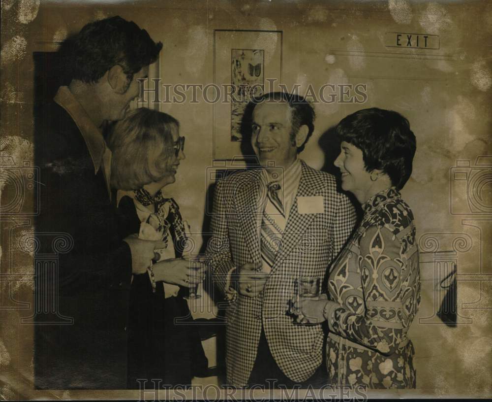 Press Photo Mr. & Mrs Jim Folbre, Herbert Stier and Mrs. Jack Walters at Event- Historic Images