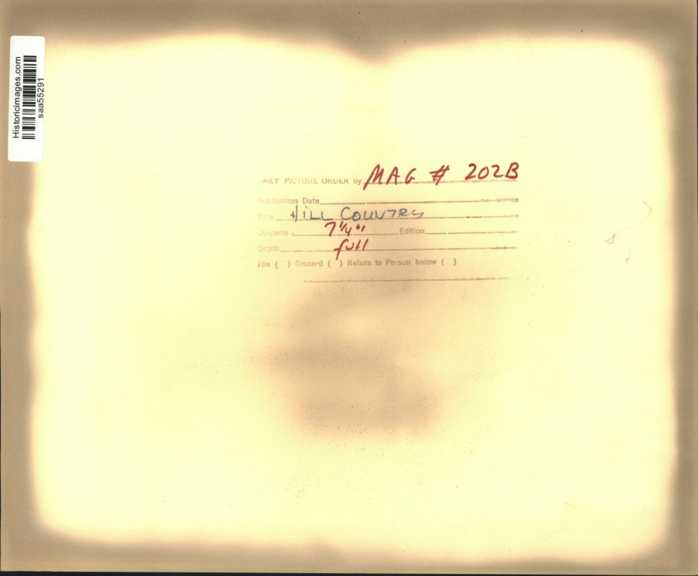 Press Photo HIll Country Outside San Antonio - saa55291