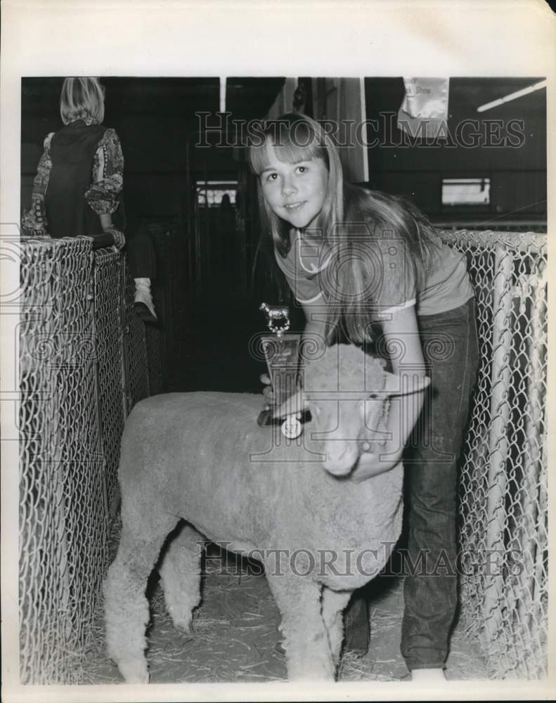 1971 Press Photo Prize winning sheep at the San Antonio Livestock &amp; Rodeo- Historic Images